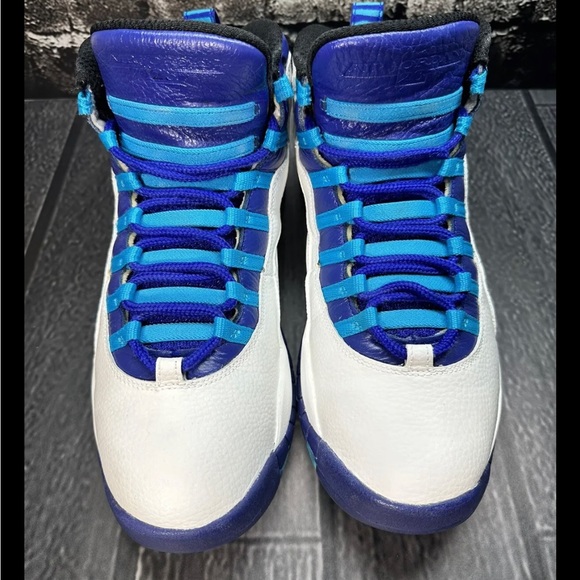 Jordan 10 Retro Charlotte Hornets 2016 US Mens 11.5 - Picture 3 of 12